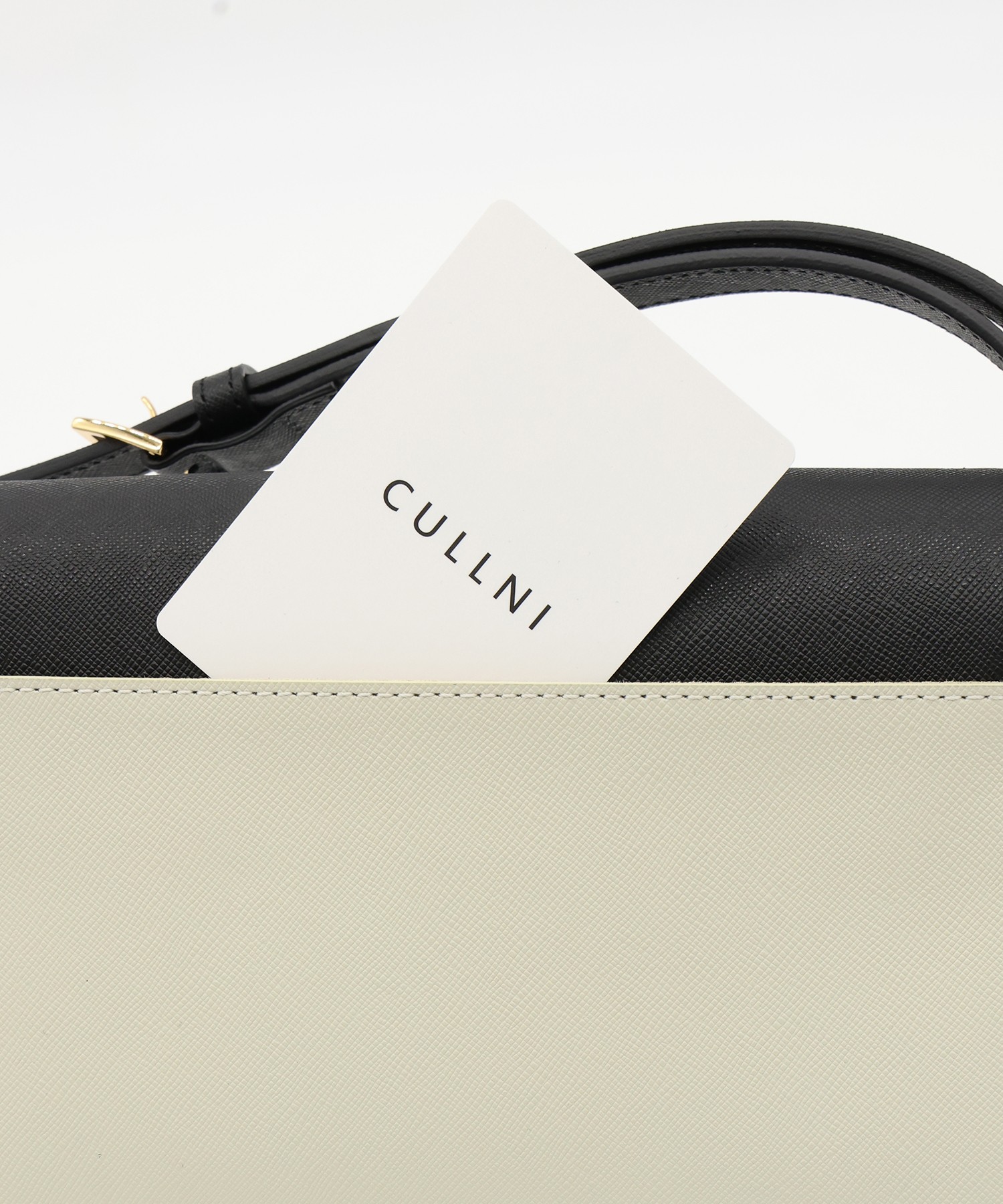 Leather Tuck Lock Mini Flap Bag