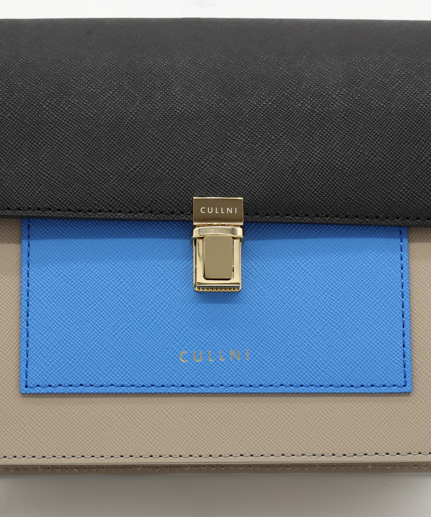 Leather Tuck Lock Mini Flap Bag