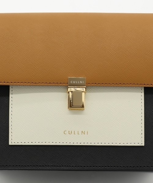 Leather Tuck Lock Mini Flap Bag