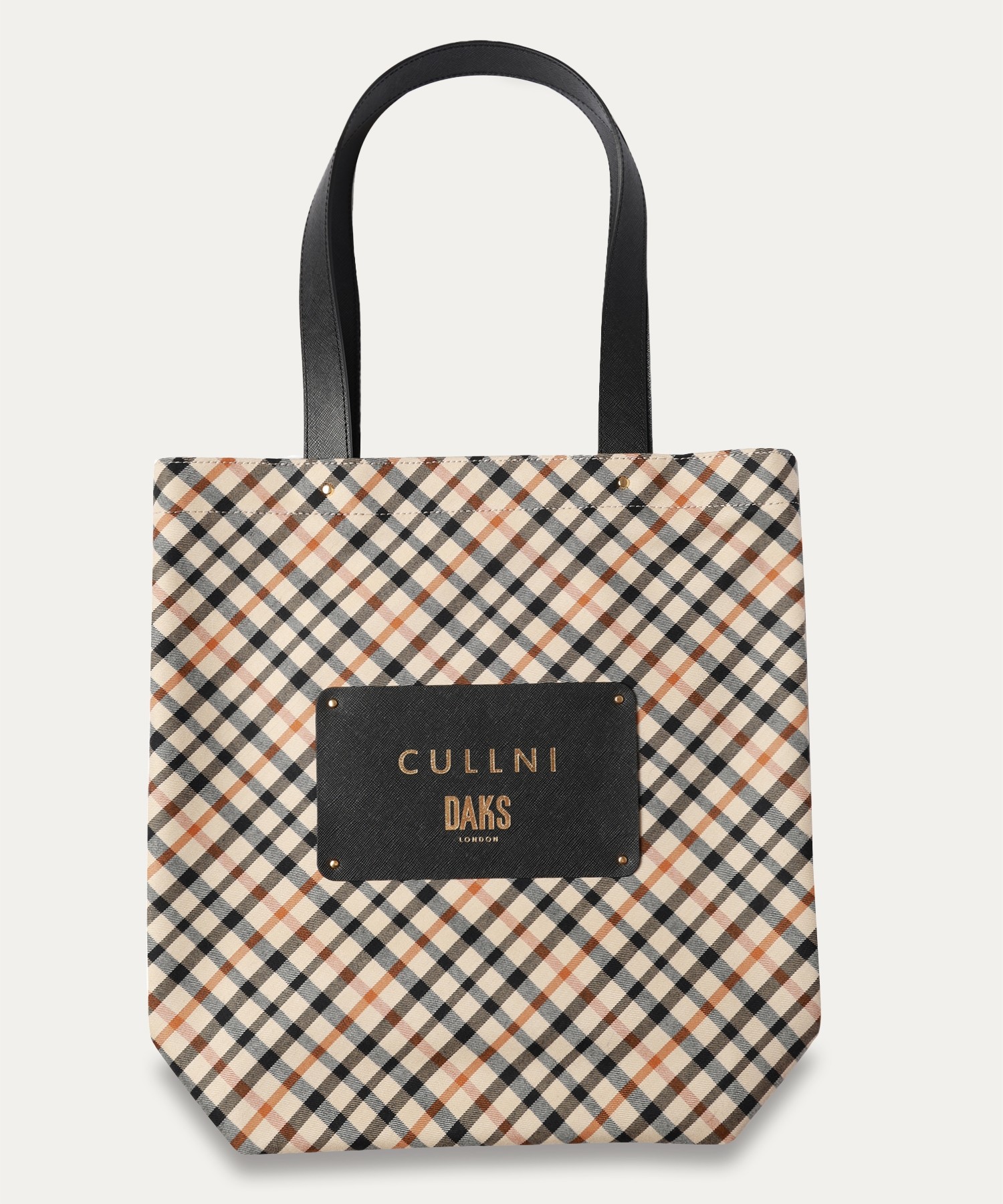 CULLNI for DAKS LONDON Big Leather Patch Tote