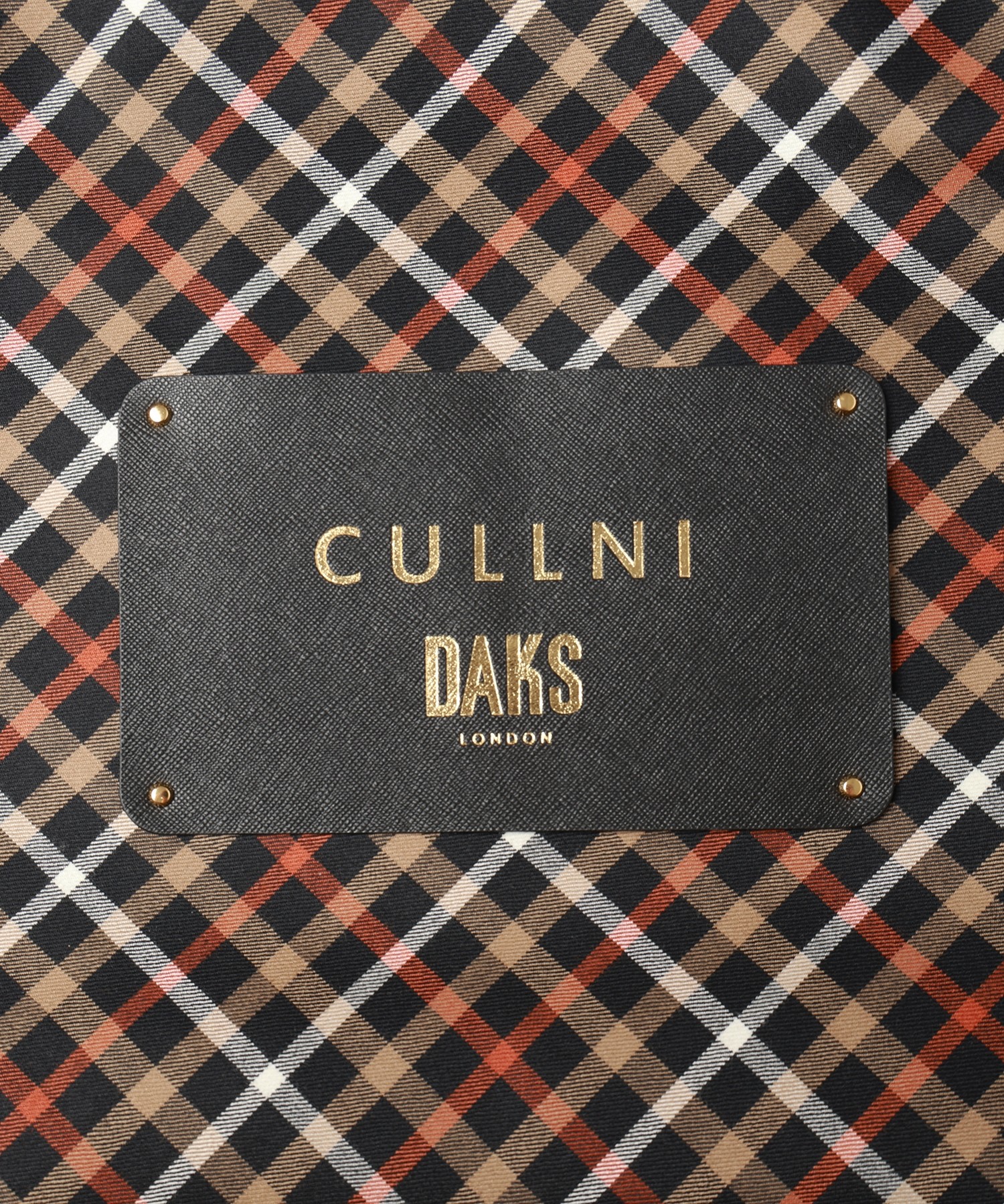 CULLNI for DAKS LONDON Big Leather Patch Tote