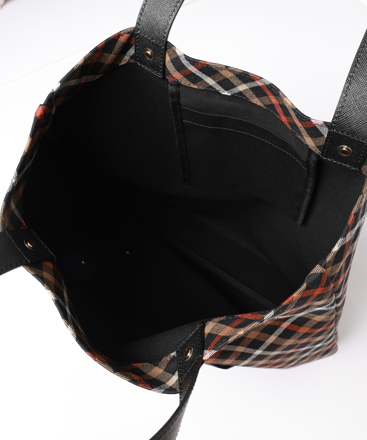 CULLNI for DAKS LONDON Big Leather Patch Tote