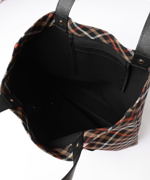 CULLNI for DAKS LONDON Big Leather Patch Tote