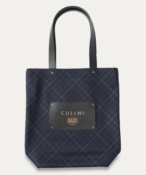 CULLNI for DAKS LONDON Big Leather Patch Tote