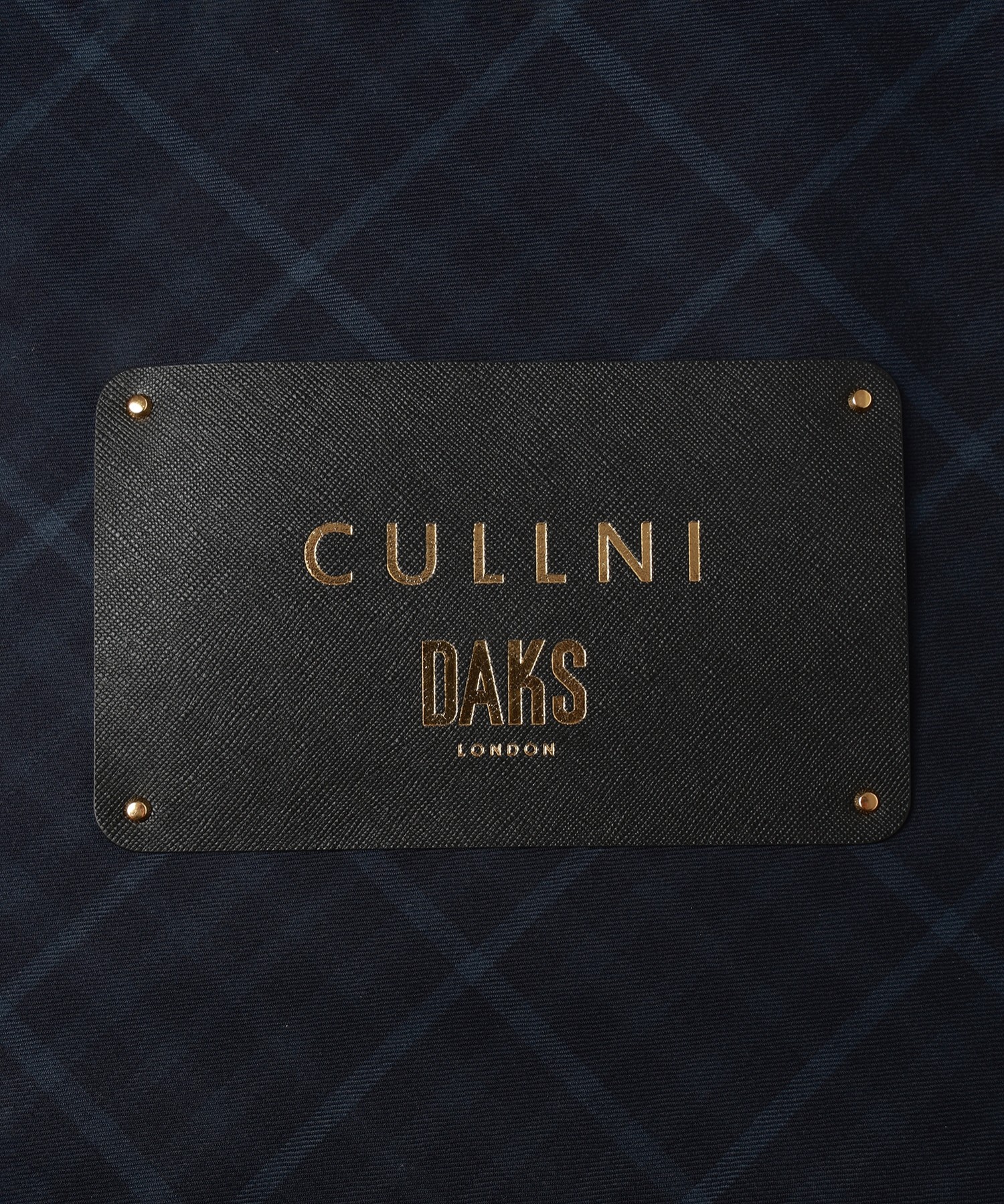 CULLNI for DAKS LONDON Big Leather Patch Tote