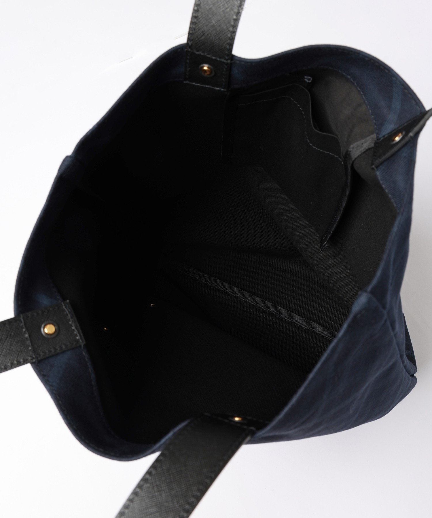 CULLNI for DAKS LONDON Big Leather Patch Tote