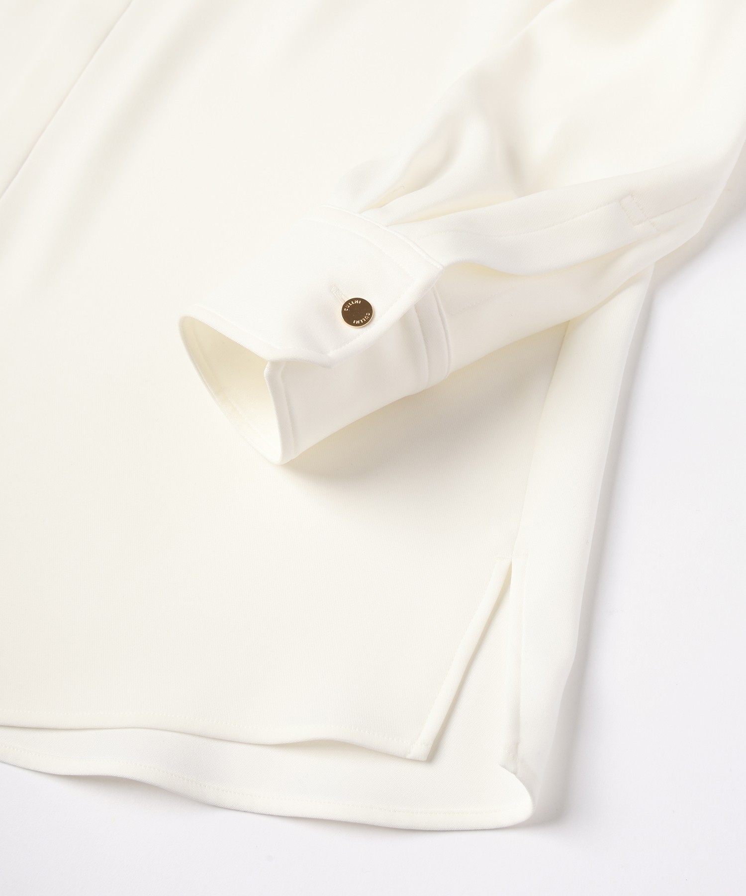 Double Cloth Twill Front Fly Chin Tab Shirt