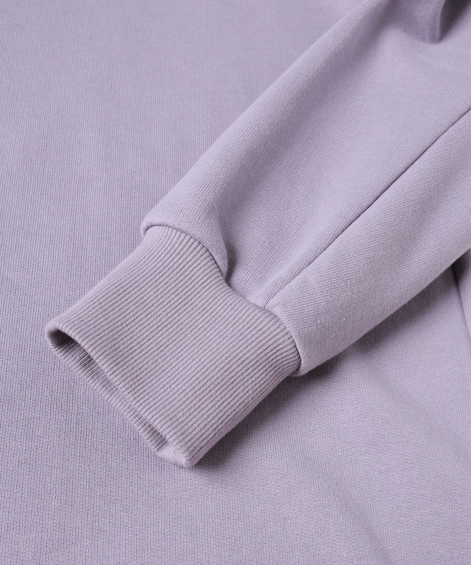 French Terry Embroidery Patch Long Sleeve Pullover