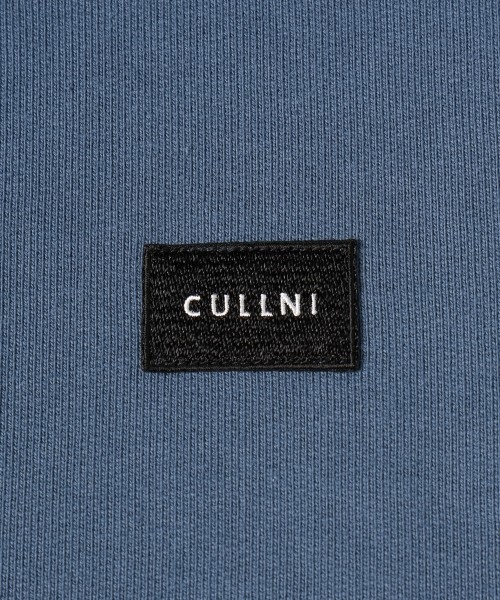 French Terry Embroidery Patch Long Sleeve Pullover