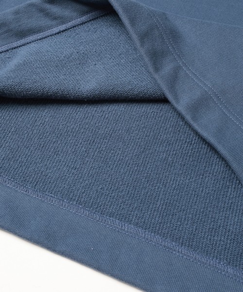 French Terry Embroidery Patch Long Sleeve Pullover