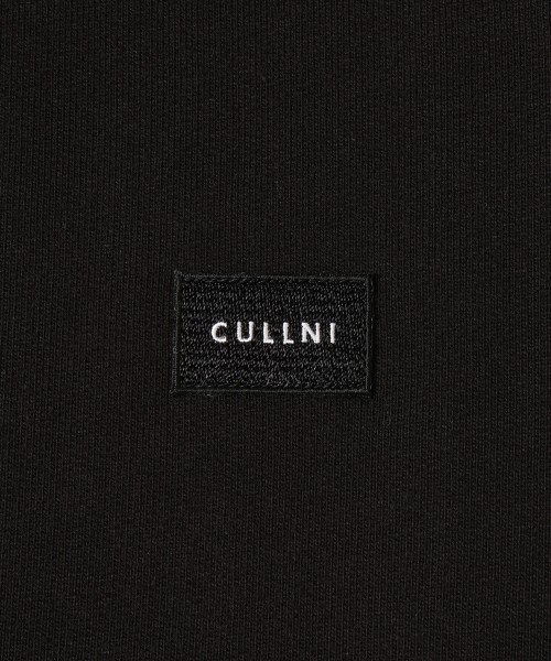 French Terry Embroidery Patch Long Sleeve Pullover