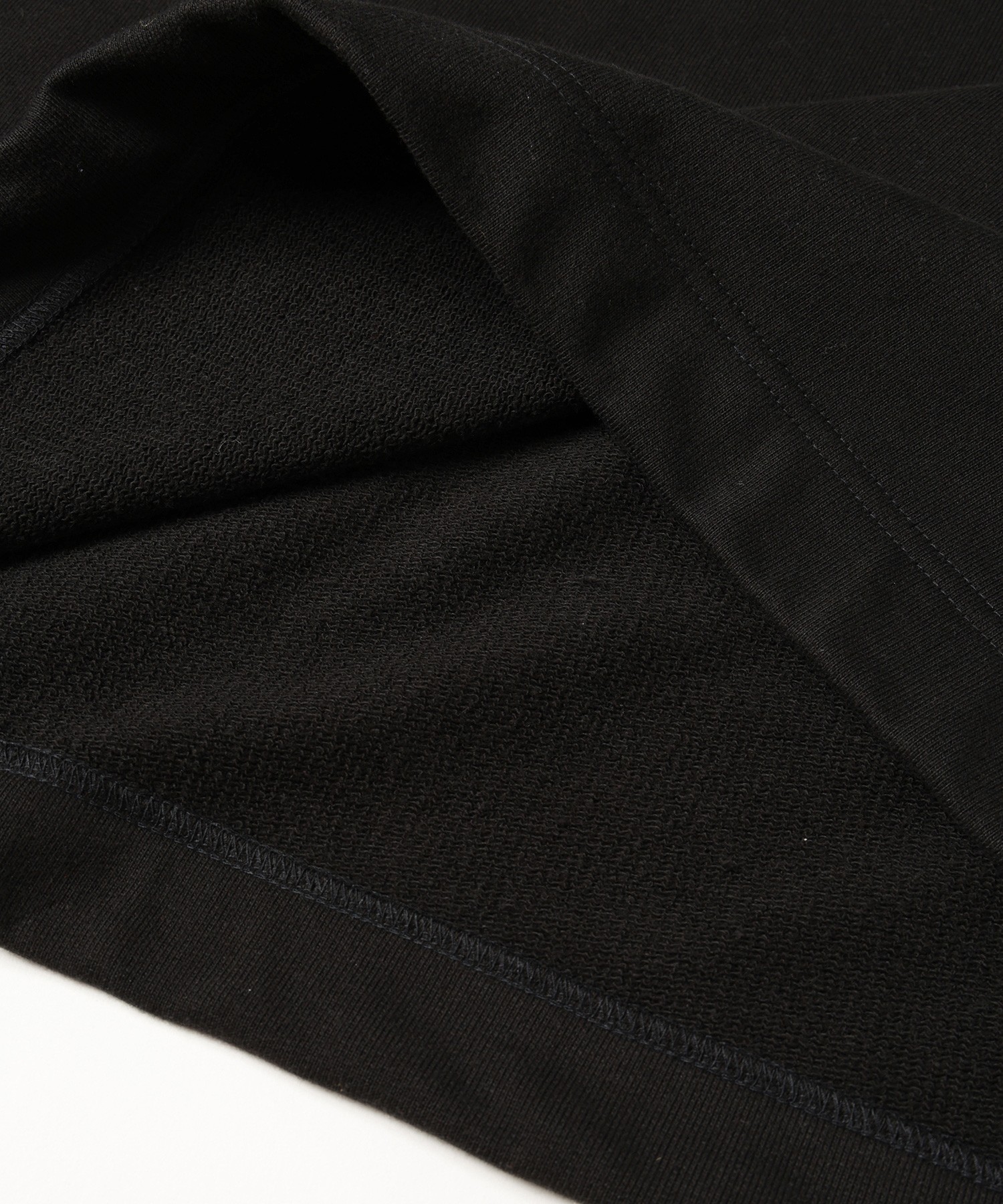 French Terry Embroidery Patch Long Sleeve Pullover