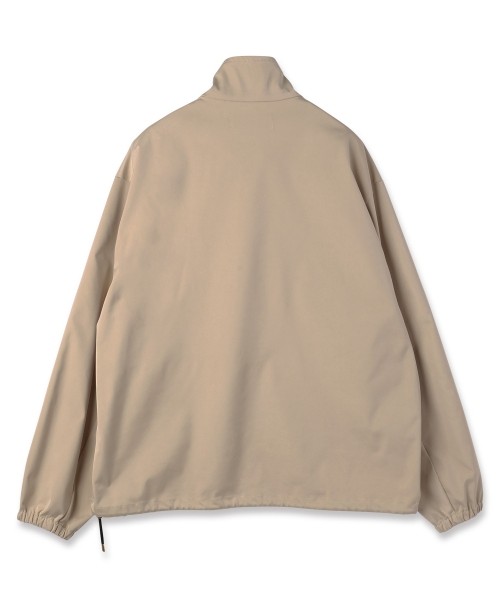 Double Satin Half Zip Embroidery Patch Pullover
