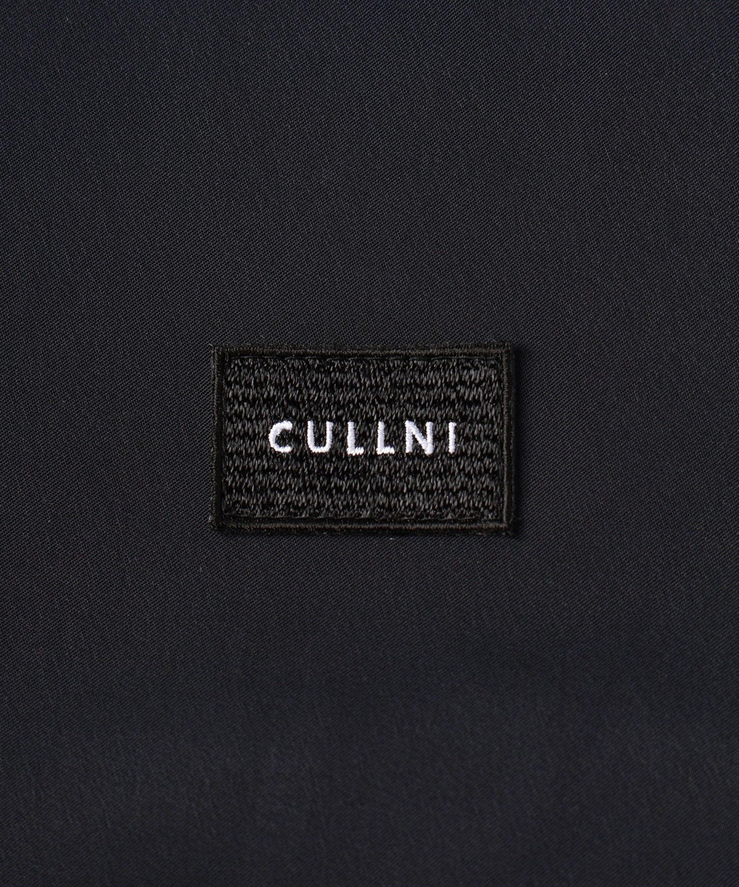 Double Satin Half Zip Embroidery Patch Pullover