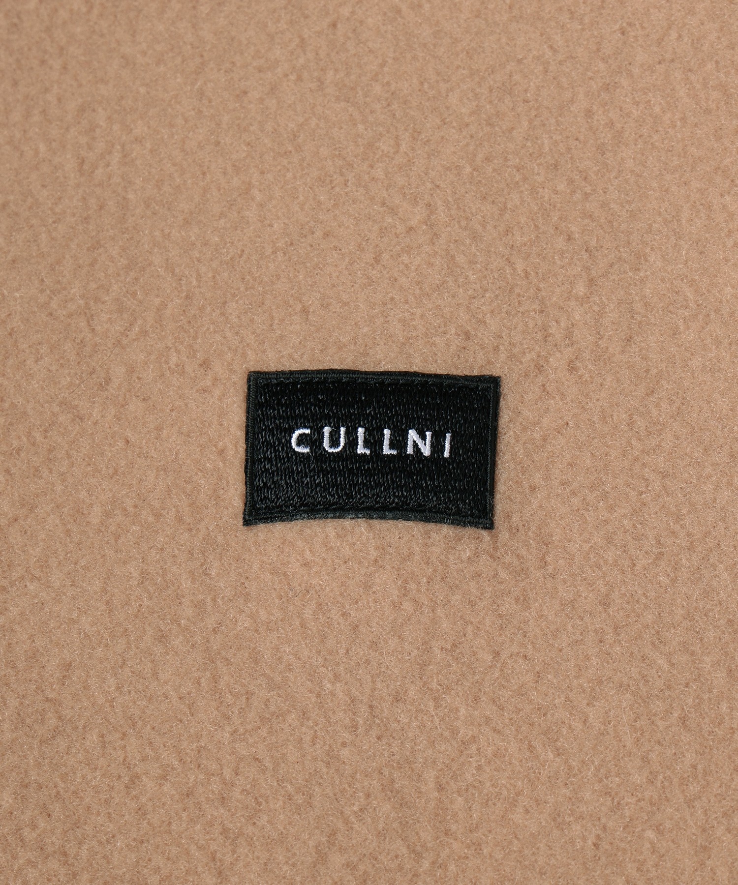 Half Zip High Neck Embroidery Patch Fleece Drawstring Pullover