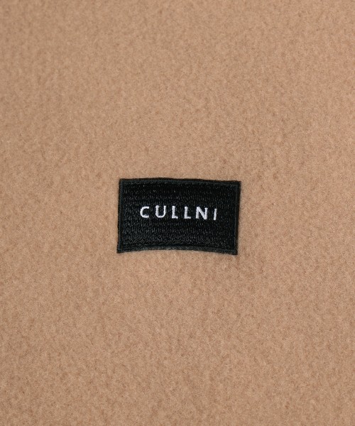 Half Zip High Neck Embroidery Patch Fleece Drawstring Pullover