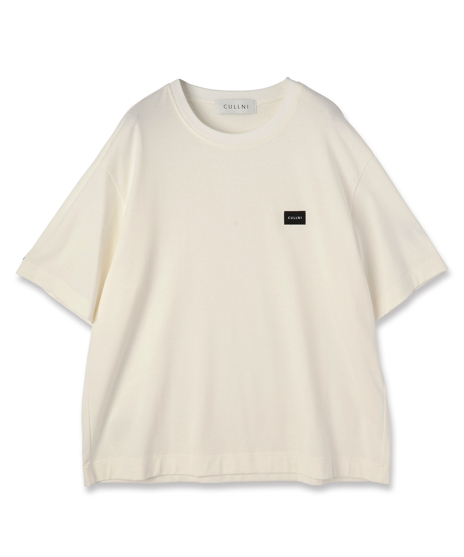 The Basic Embroidery Patch Short Sleeve Pullover