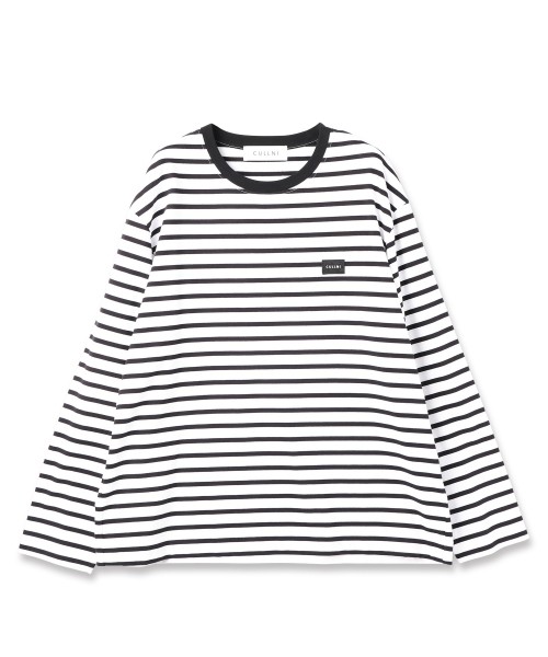 The Basic Embroidery Patch Border Pullover