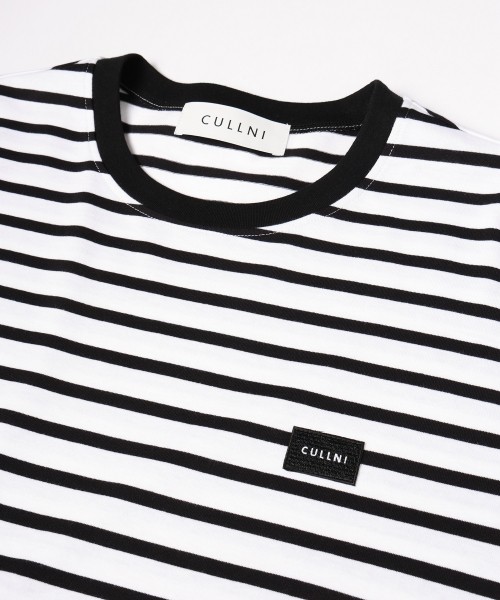 The Basic Embroidery Patch Border Pullover