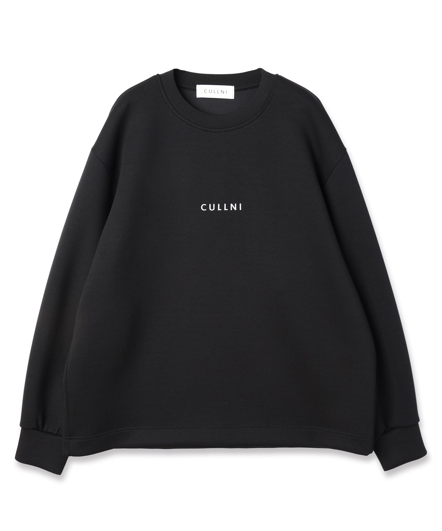 CULLNI Logo Embroidery Long Sleeve Pullover