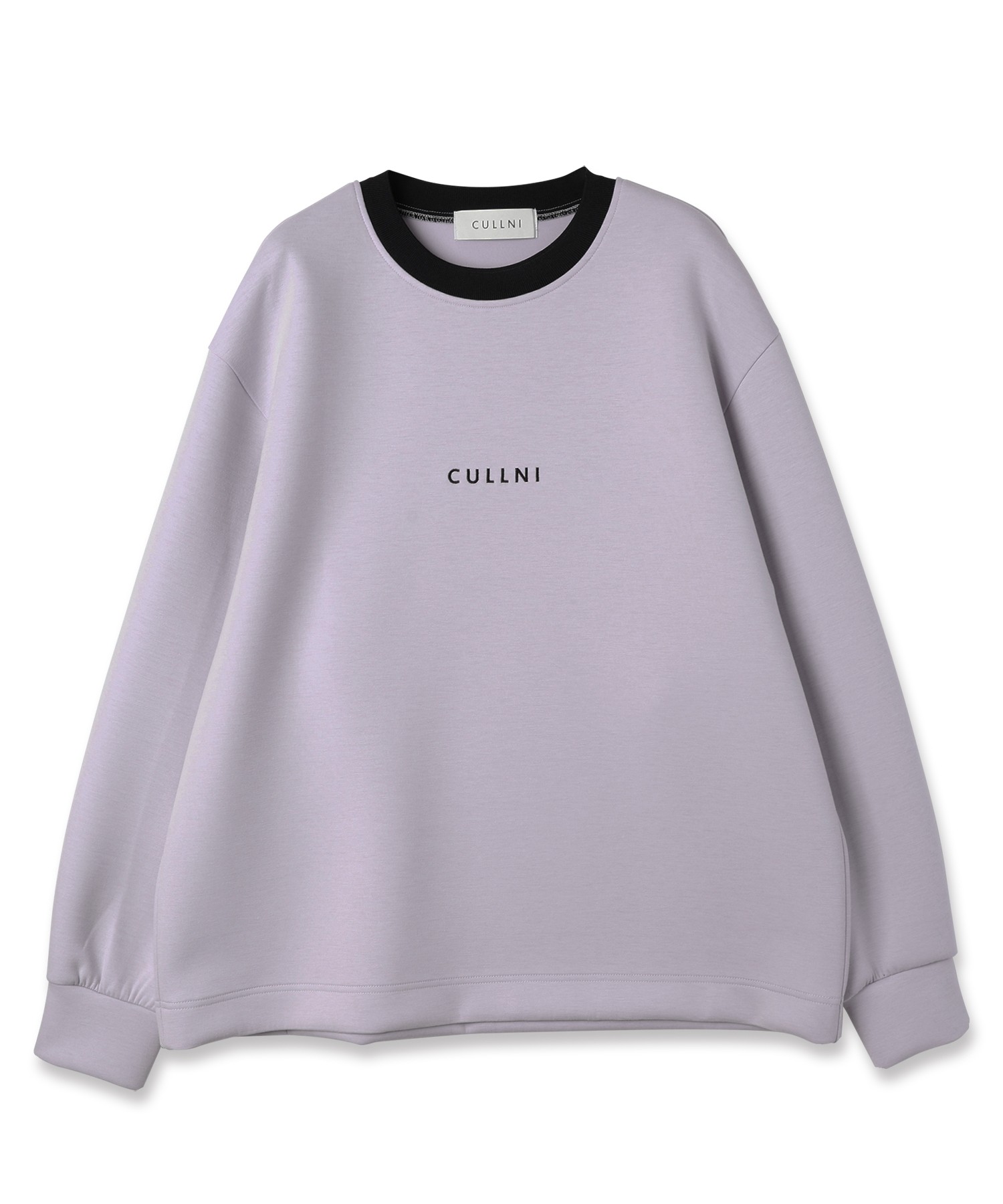 CULLNI Logo Embroidery Long Sleeve Pullover