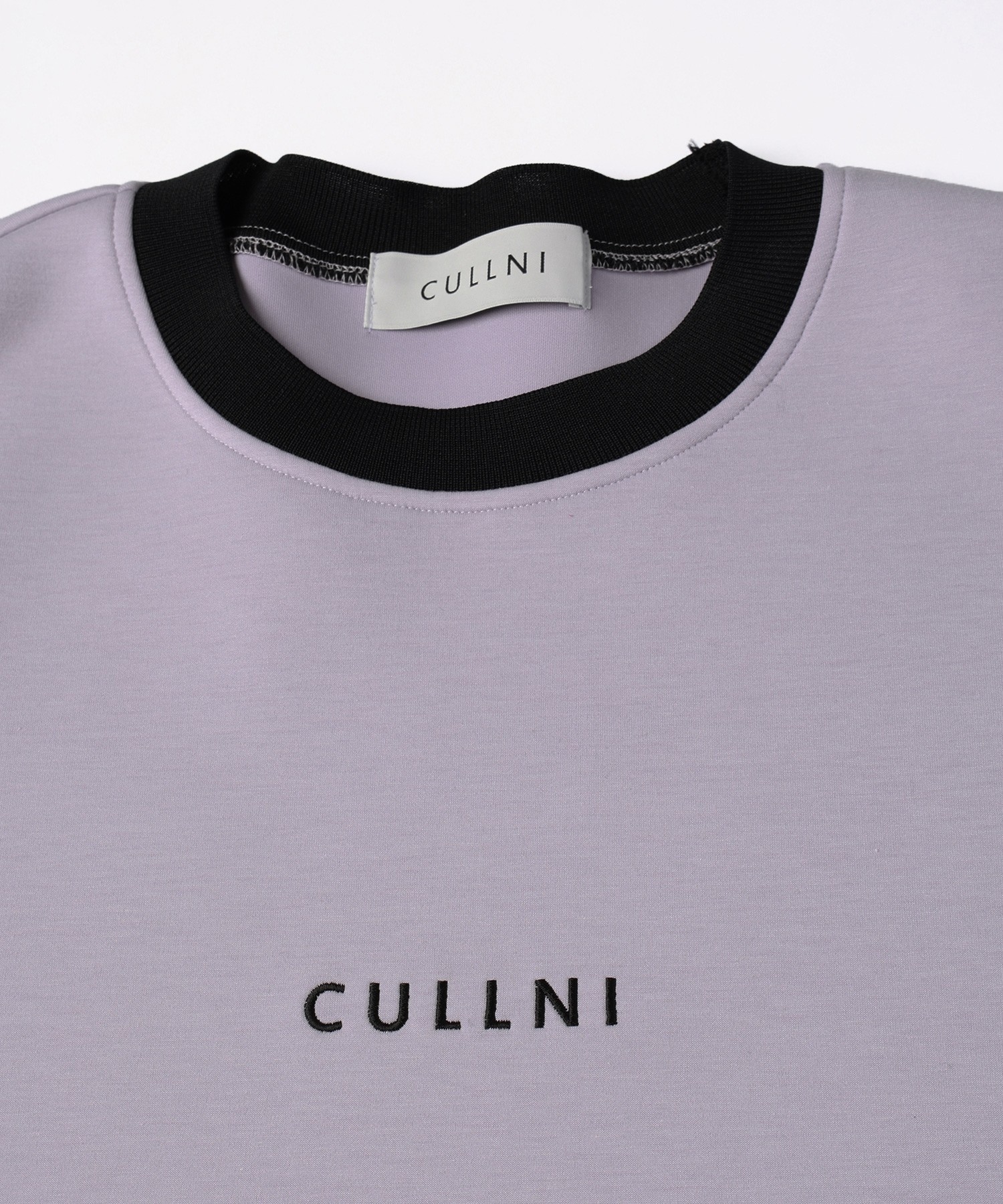 CULLNI Logo Embroidery Long Sleeve Pullover