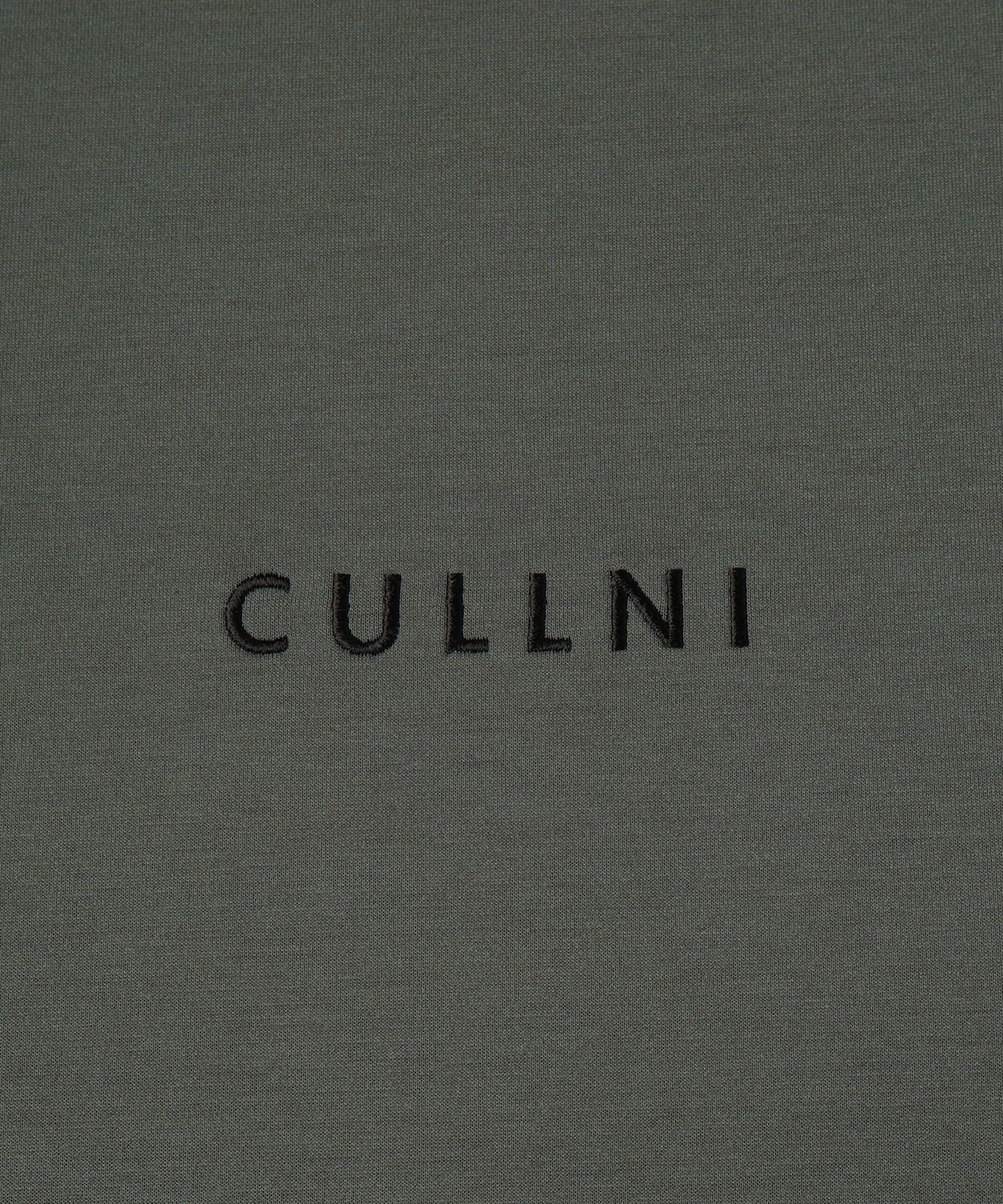 CULLNI Logo Embroidery Long Sleeve Pullover