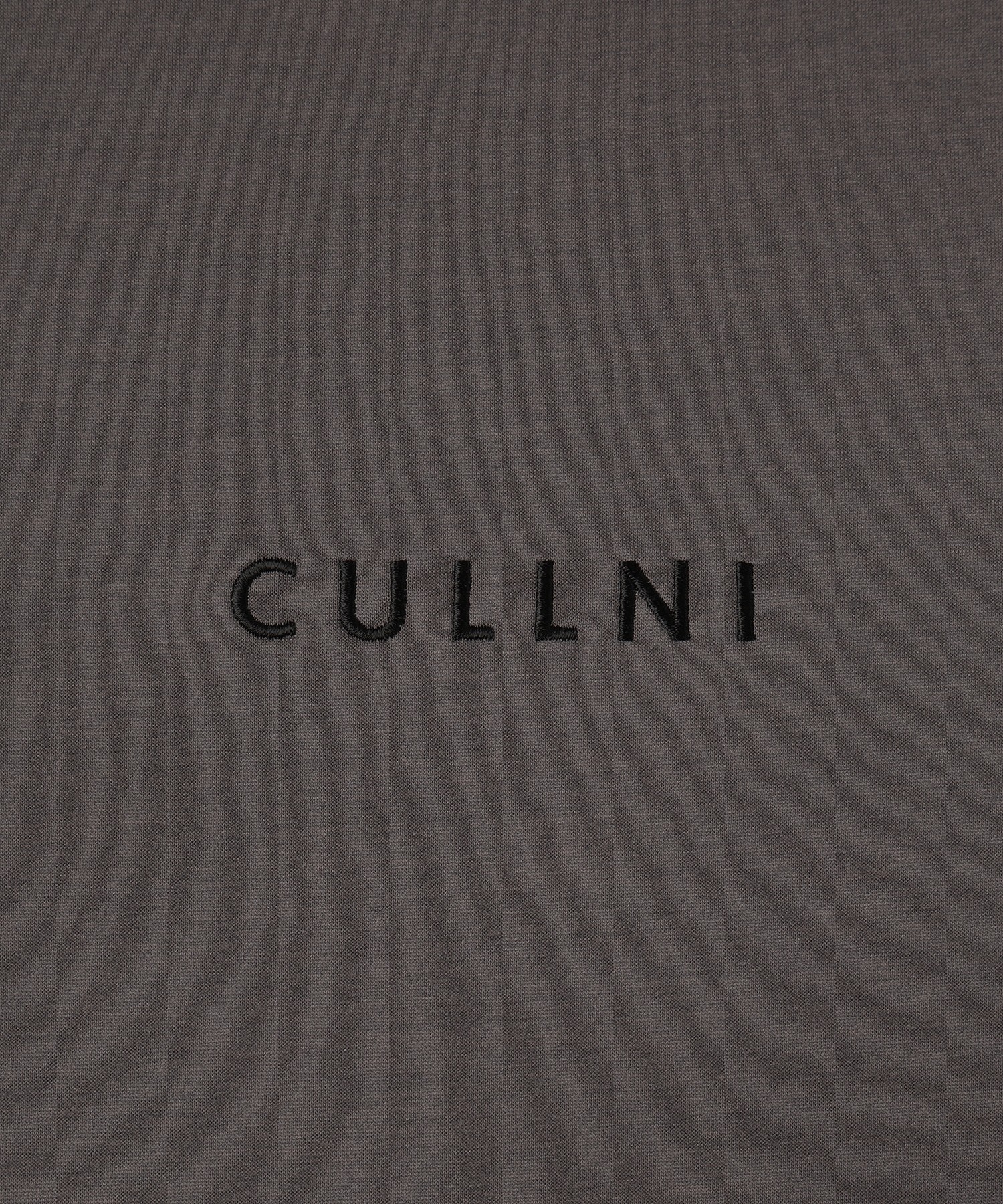 CULLNI Logo Embroidery Long Sleeve Pullover