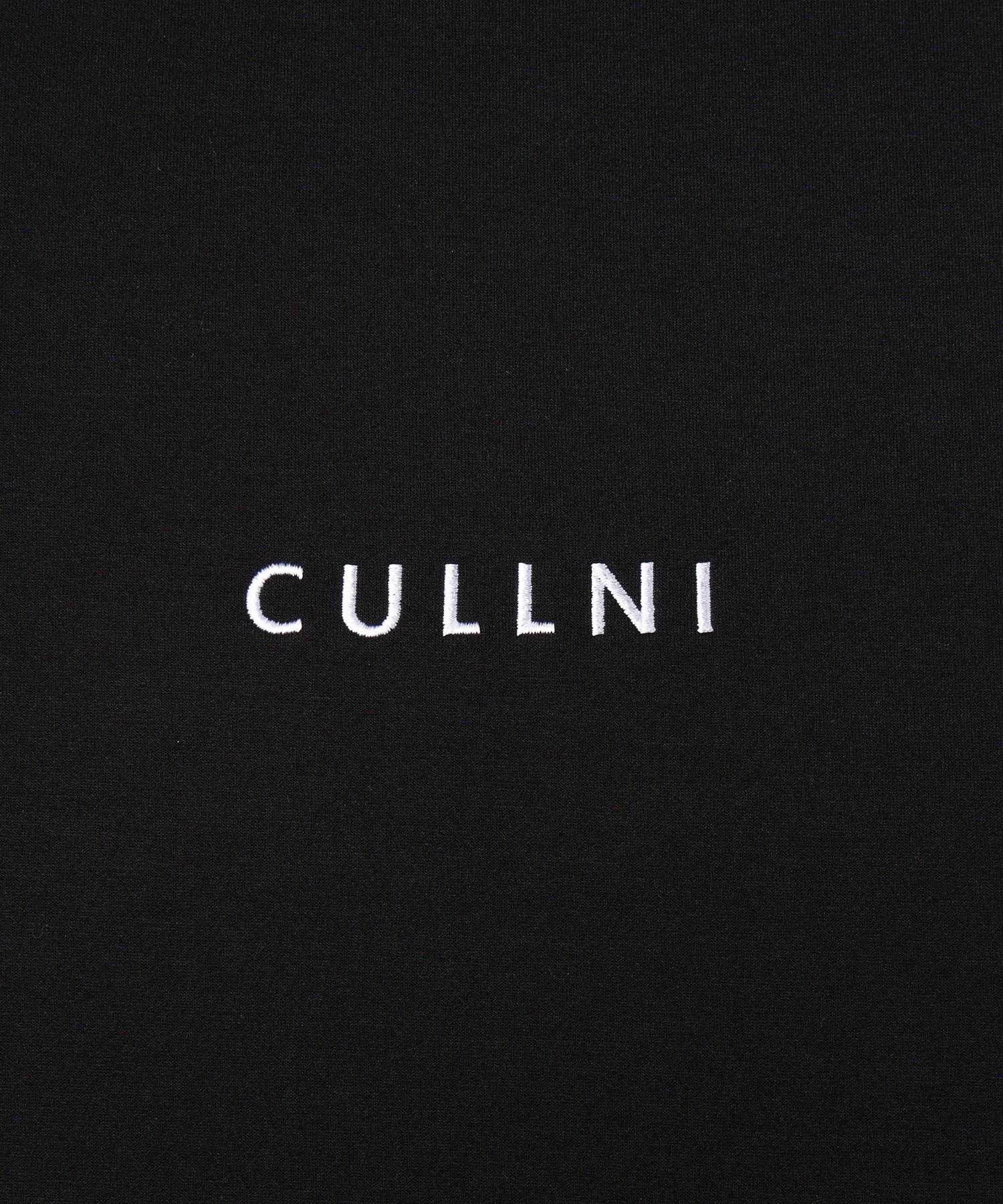 CULLNI Logo Embroidery Long Sleeve Pullover