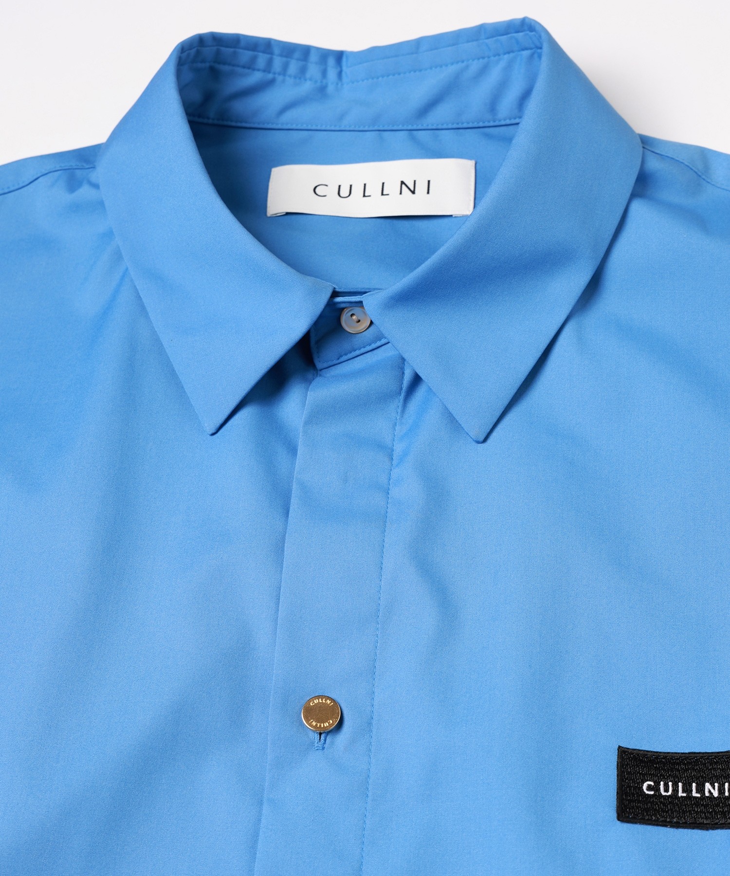 High Count Broad Front Fly Embroidery Patch Shirt