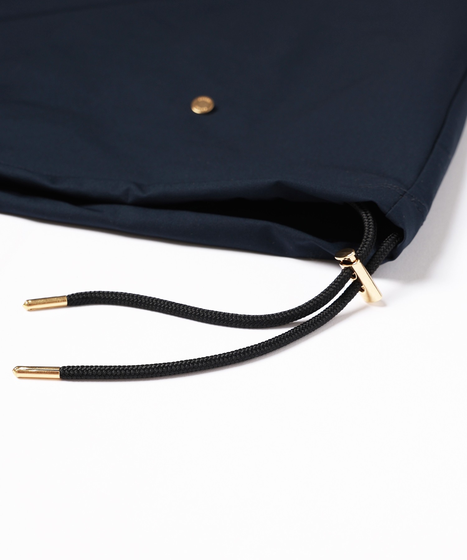 Stretch Double Cloth Drawstring Pullover