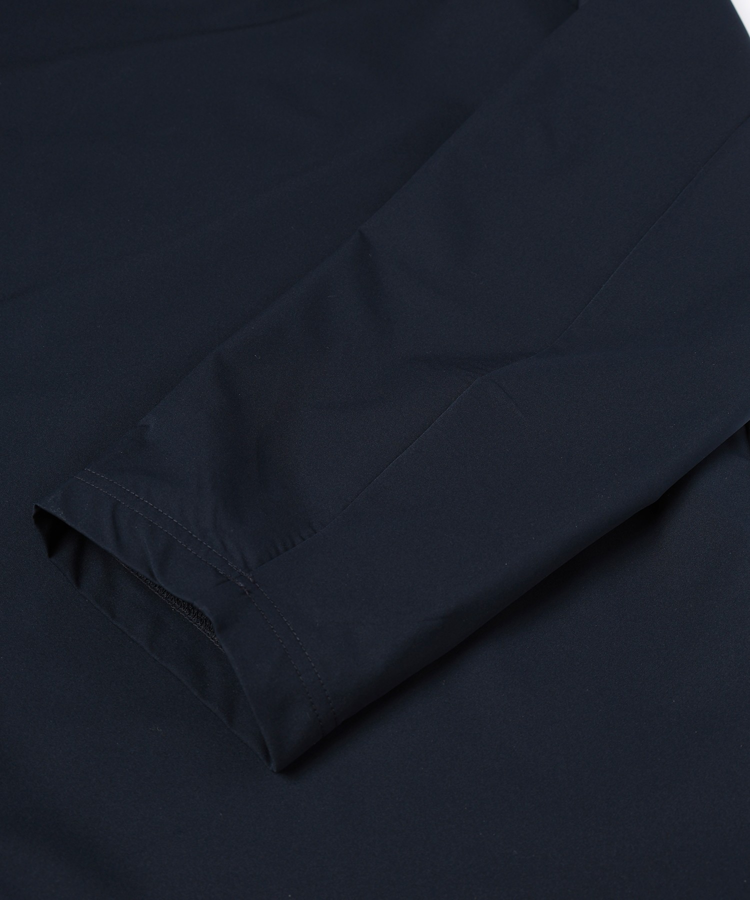 Stretch Double Cloth Drawstring Pullover