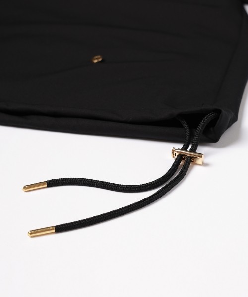 Stretch Double Cloth Drawstring Pullover