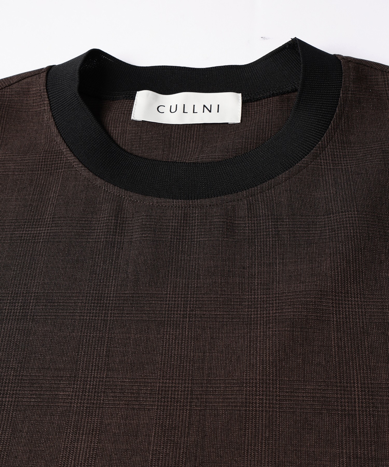 Glen Check Drawstring Pullover