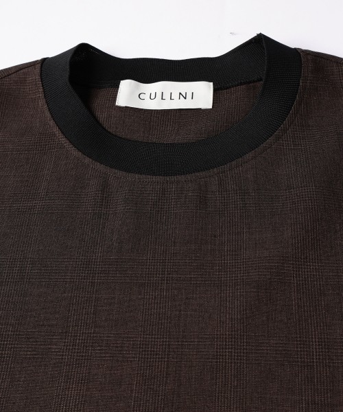 Glen Check Drawstring Pullover