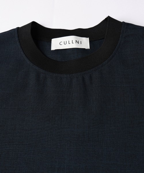 Glen Check Drawstring Pullover