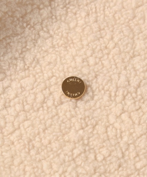 Curling Boa Drawstring Pullover