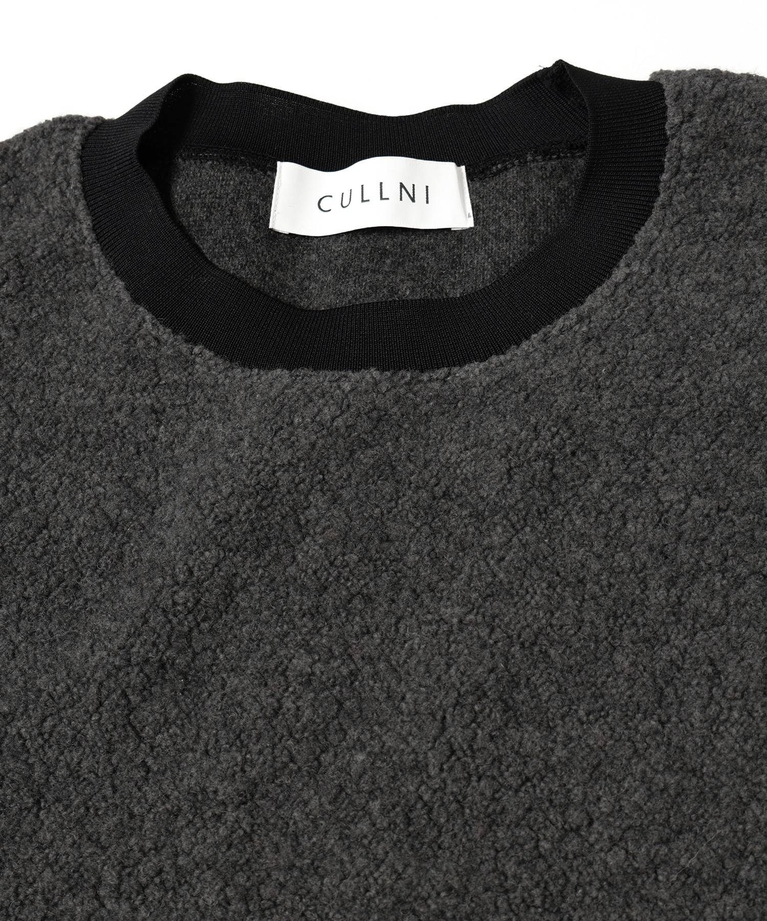 Curling Boa Drawstring Pullover