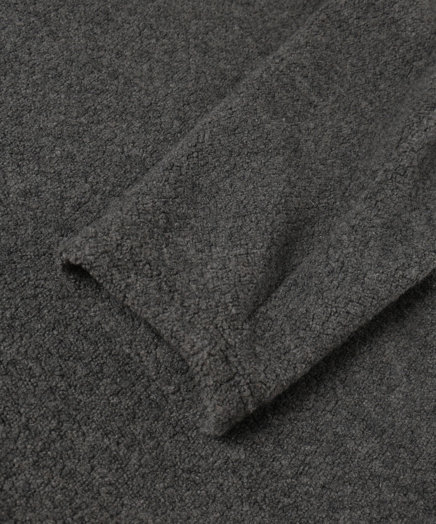 Curling Boa Drawstring Pullover