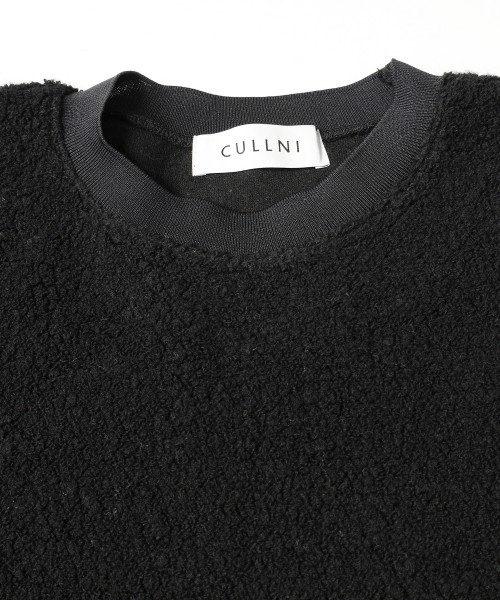 Curling Boa Drawstring Pullover