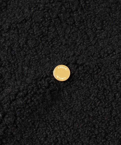 Curling Boa Drawstring Pullover