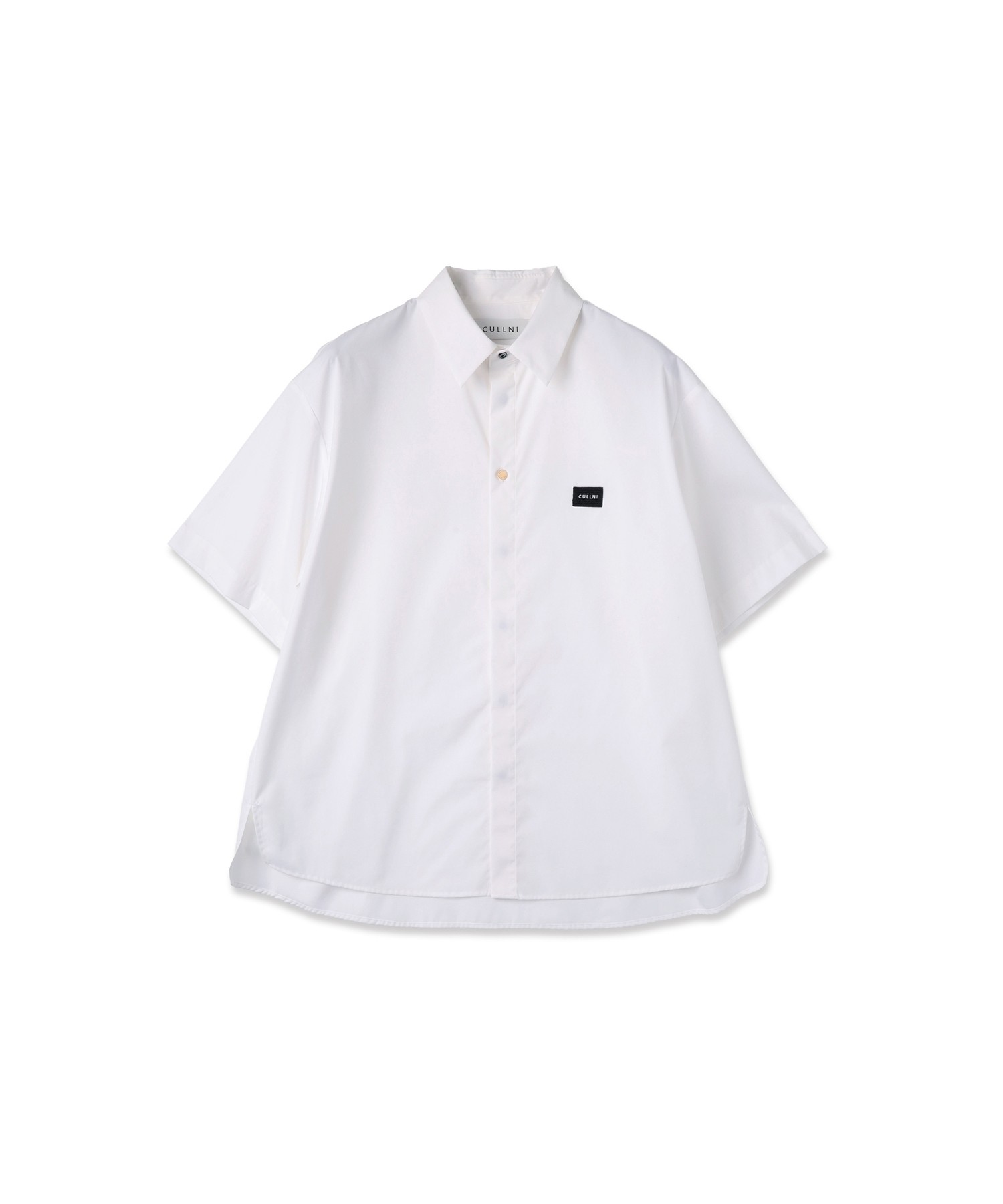 High Count Broadcloth Embroidery Patch Short Sleeve Shirt