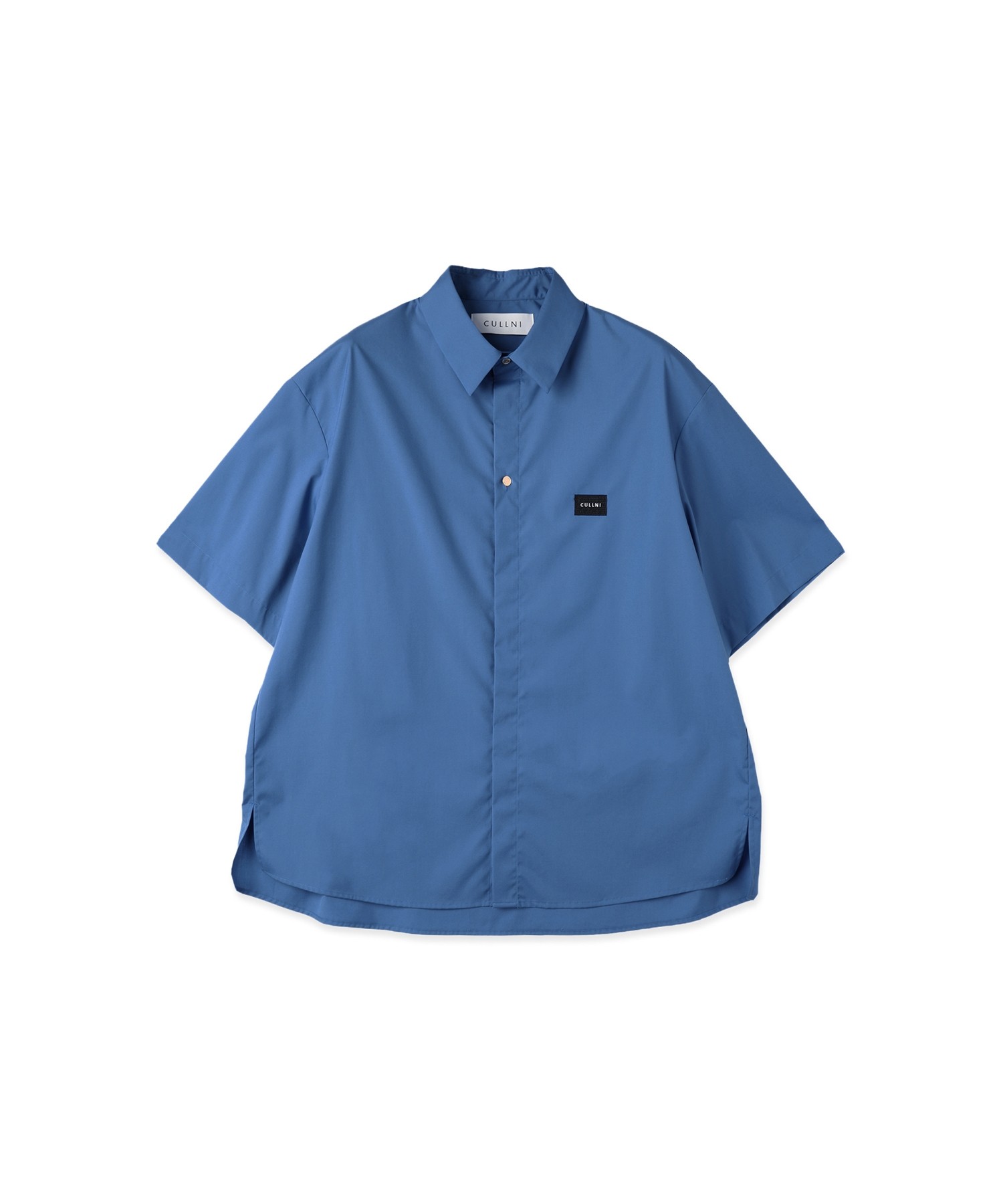 High Count Broadcloth Embroidery Patch Short Sleeve Shirt