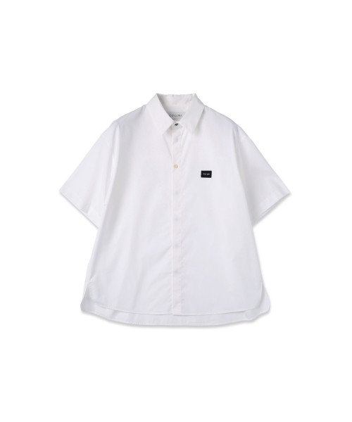 High Count Broadcloth Embroidery Patch Short Sleeve Shirt