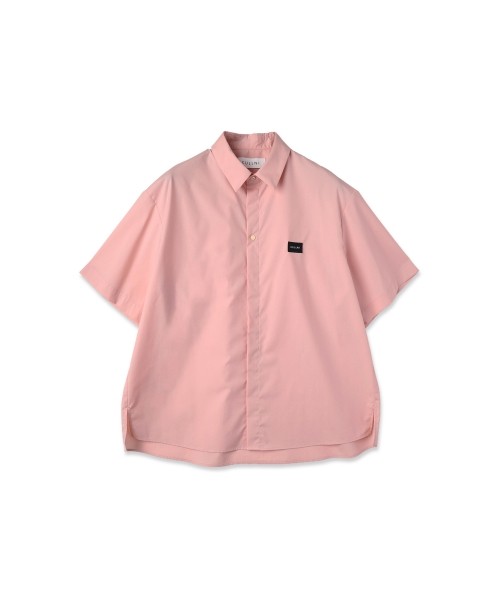 High Count Broadcloth Embroidery Patch Short Sleeve Shirt