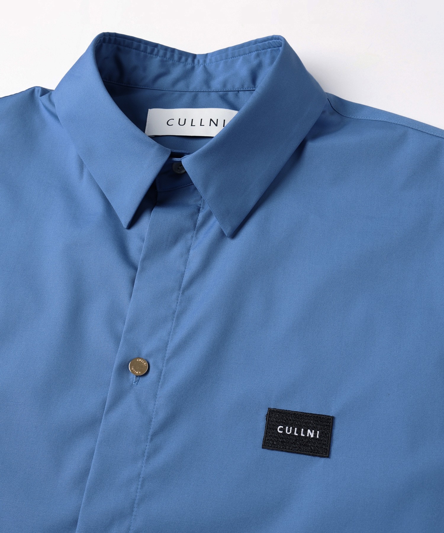 High Count Broadcloth Embroidery Patch Short Sleeve Shirt