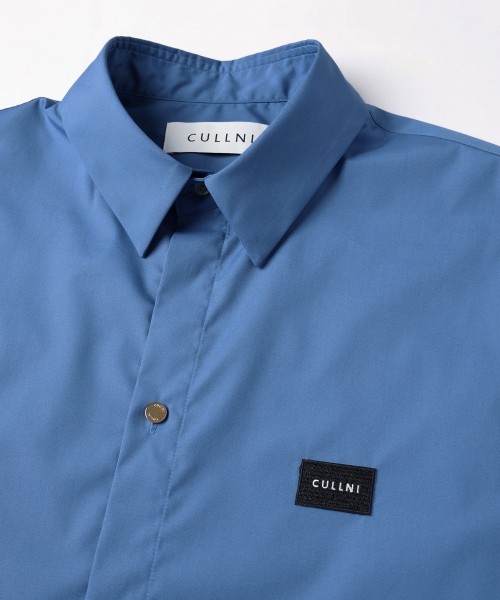 High Count Broadcloth Embroidery Patch Short Sleeve Shirt