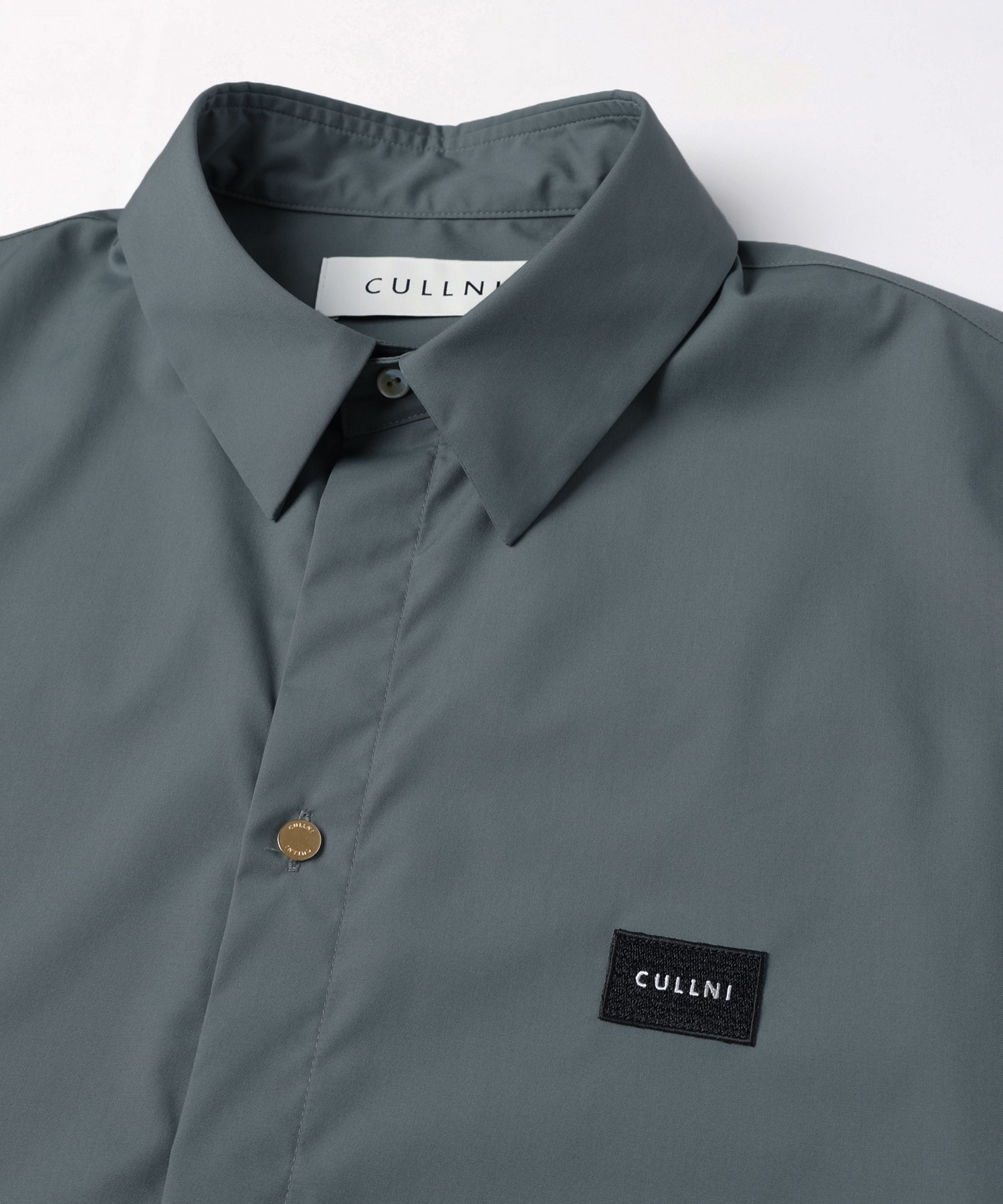 High Count Broadcloth Embroidery Patch Short Sleeve Shirt