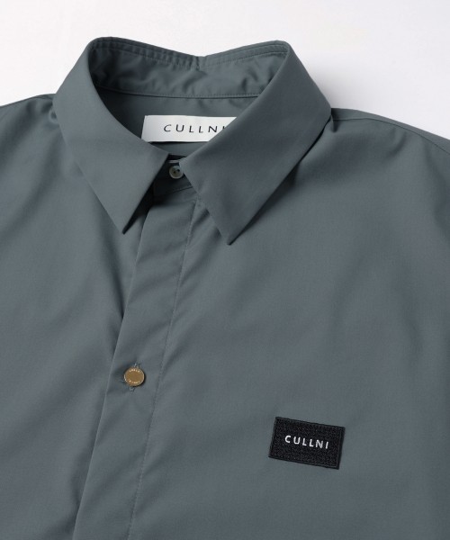 High Count Broadcloth Embroidery Patch Short Sleeve Shirt