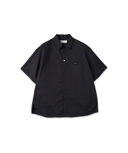High Count Broadcloth Embroidery Patch Short Sleeve Shirt